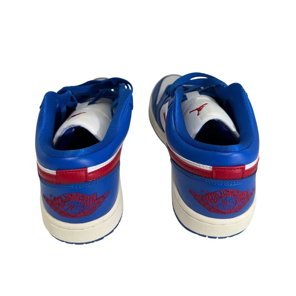 Nike‎ Air Jordan 1 Low Game Royal Sail Gym Red Mens Size 10 DC0774-416